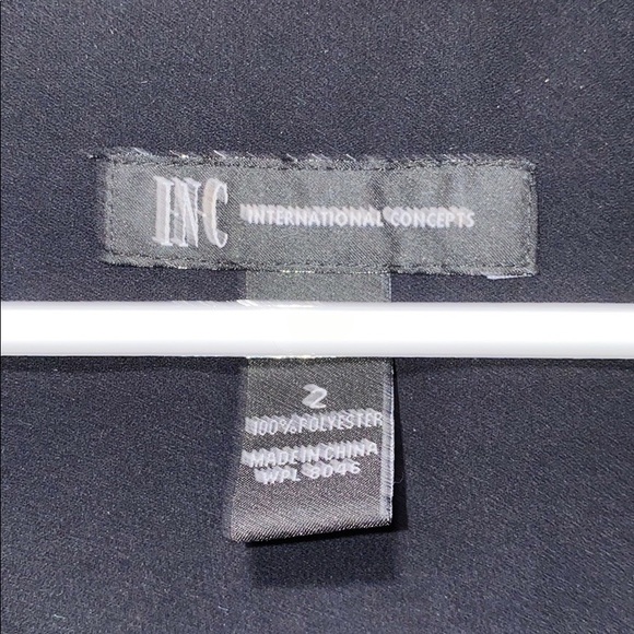 INC Black Professional Attire Top - Picture 5 of 5